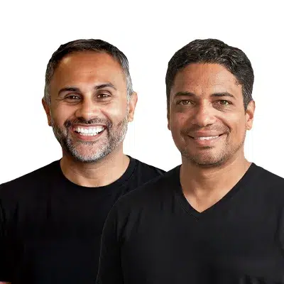 Dr Aalok Shukla and Piers Linney MBE