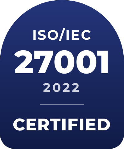ISO 27001 certified